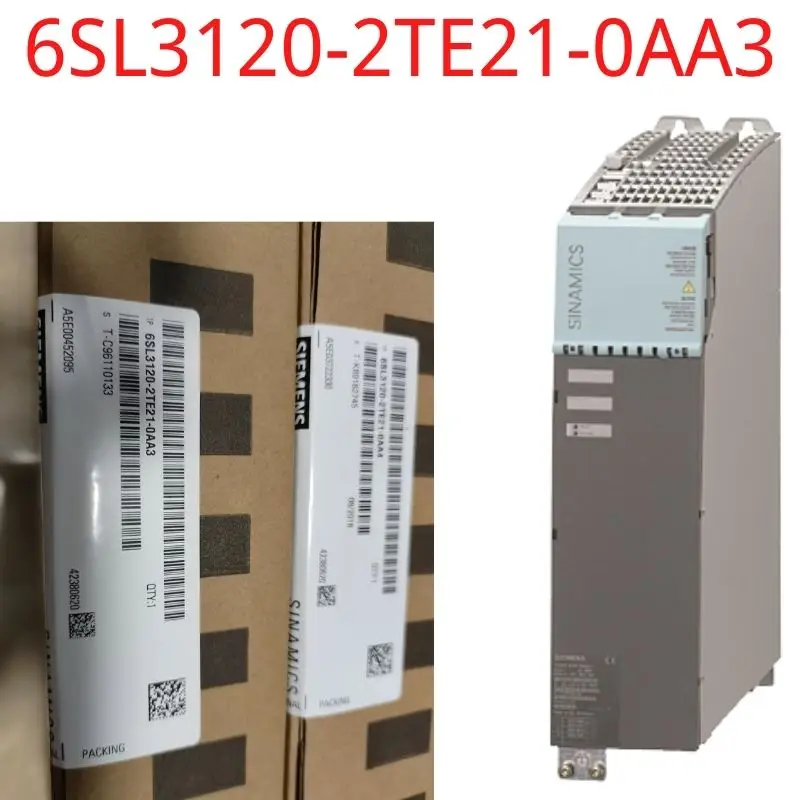 6SL3120-2TE21-0AA3 Brand New SINAMICS S120 Double Motor Module input: 600 V DC output: 400 V 3 AC, 9 A/9 A type
6SL3120-2TE21-0AA3 Brand New SINAMICS S120 Double Motor Module input: 600 V DC output: 400 V 3 AC, 9 A/9 A type