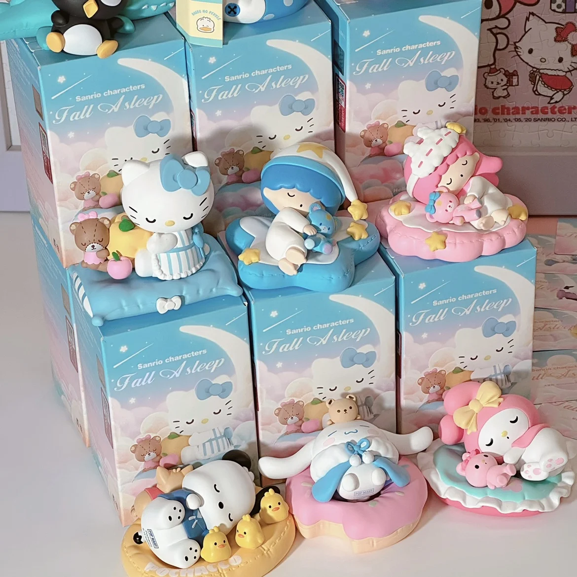 Original Sanrio Fall Asleep Series Blind Box Kawaii Mystery Box Cartoon Anime Peripherals Mystery Toy For Kids Birthday Gift
Original Sanrio Fall Asleep Series Blind Box Kawaii Mystery Box Cartoon Anime Peripherals Mystery Toy For Kids Birthday Gift