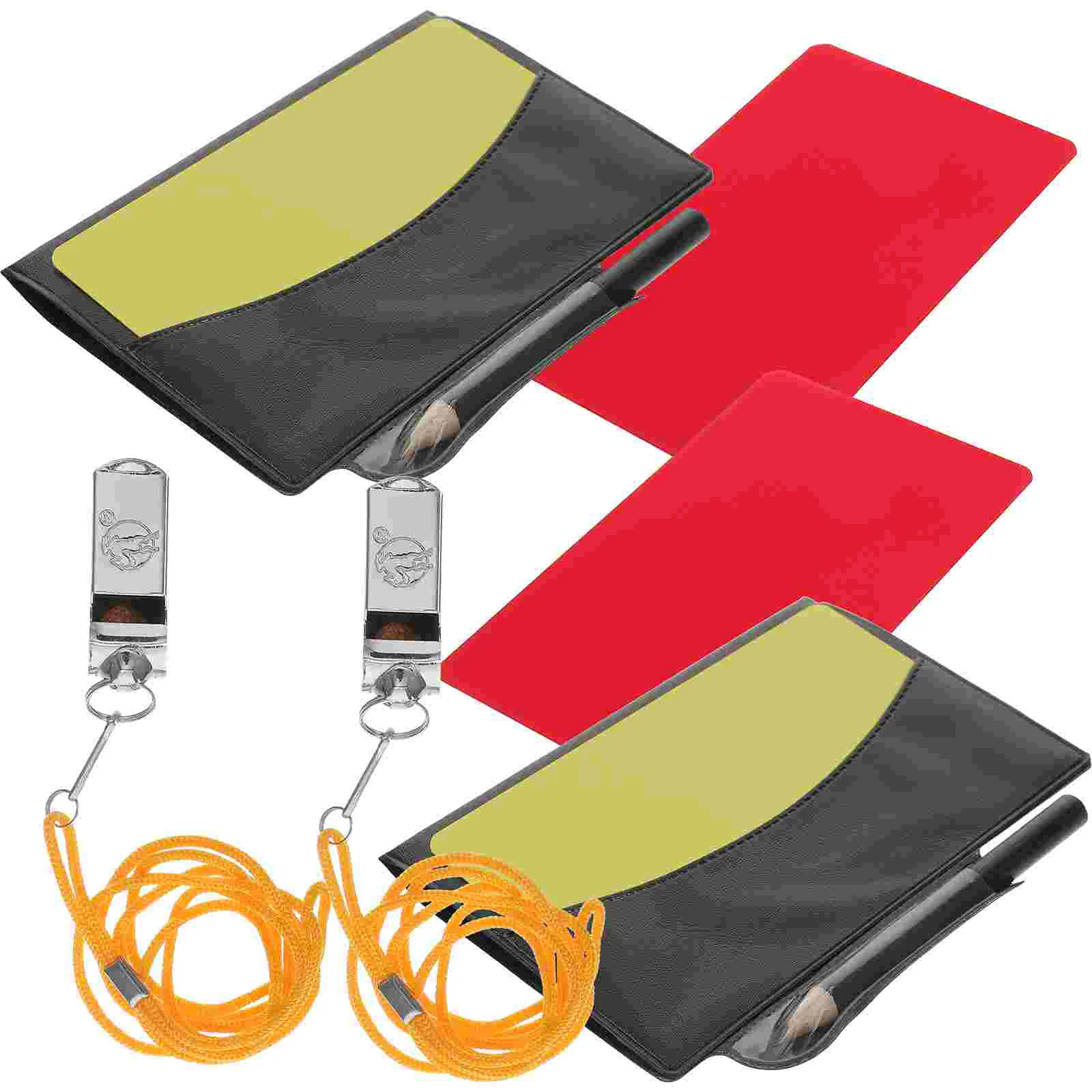 Referee Red Yellow Card Supply Match Accessory Portable Soccer Cards Football Checkered Wallet Suit
Referee Red Yellow Card Supply Match Accessory Portable Soccer Cards Football Checkered Wallet Suit