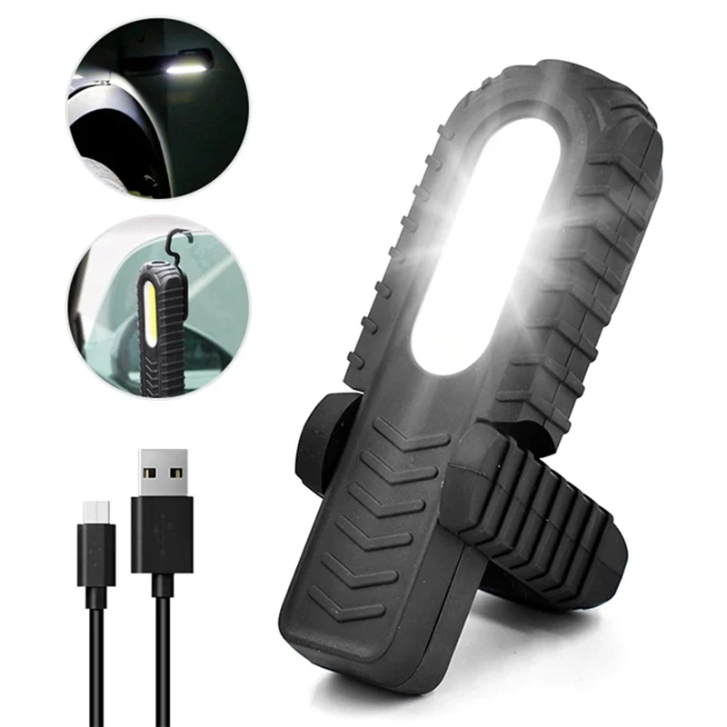 Magnetic USB Work Light Ultra Bright COB LED flashlight USB Rechargeable Torch Work lamp Waterproof Lanterna Camping Car Repair
Magnetic USB Work Light Ultra Bright COB LED flashlight USB Rechargeable Torch Work lamp Waterproof Lanterna Camping Car Repair
