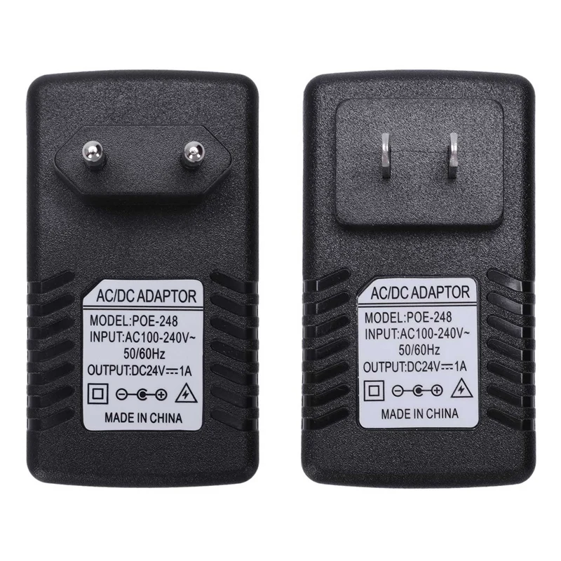 2Pcs Power Supply Ethernet Poe Injector Adapter For Ip Phone Gateway Ip Camera 24V/1A - Us Plug & Eu Plug
2Pcs Power Supply Ethernet Poe Injector Adapter For Ip Phone Gateway Ip Camera 24V/1A - Us Plug & Eu Plug