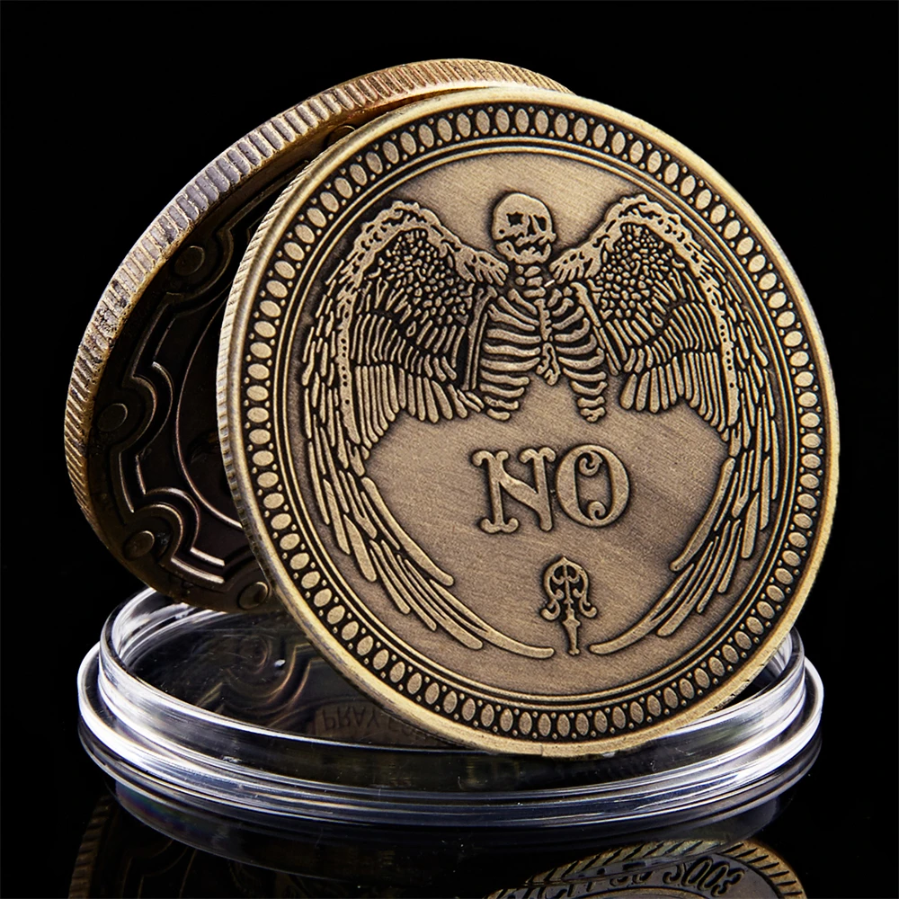 Металлическая монета "Да или Нет" SMJY
Металлическая монета "Да или Нет" SMJY