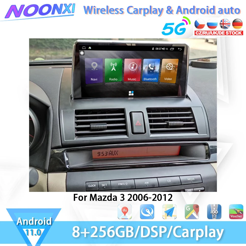 For Mazda 3 2006-2012 Bluetooth Car Radio IPS Stereo Screen Receiver Multimedia Players Carplay GPS Android Navigation 2 DIN 5G
For Mazda 3 2006-2012 Bluetooth Car Radio IPS Stereo Screen Receiver Multimedia Players Carplay GPS Android Navigation 2 DIN 5G