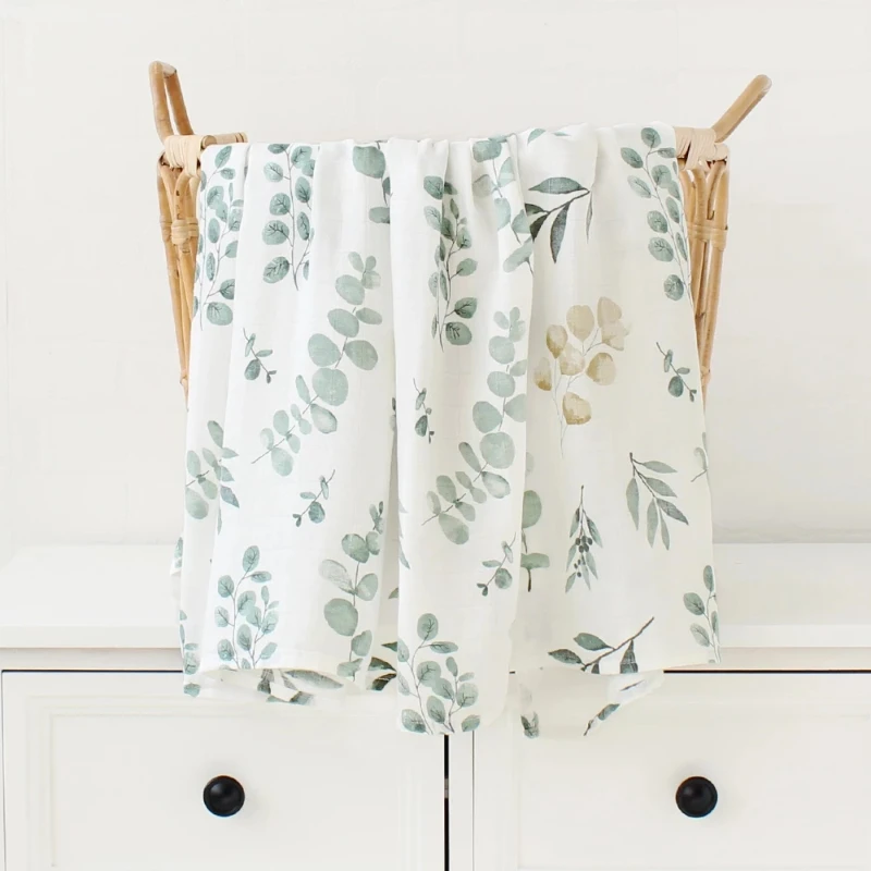 Baby Blankets Newborn Wrap Eucalyptus Leave Printed Organic Bamboo Cotton Muslin Swaddle Bedding Cover Baby Born
Baby Blankets Newborn Wrap Eucalyptus Leave Printed Organic Bamboo Cotton Muslin Swaddle Bedding Cover Baby Born