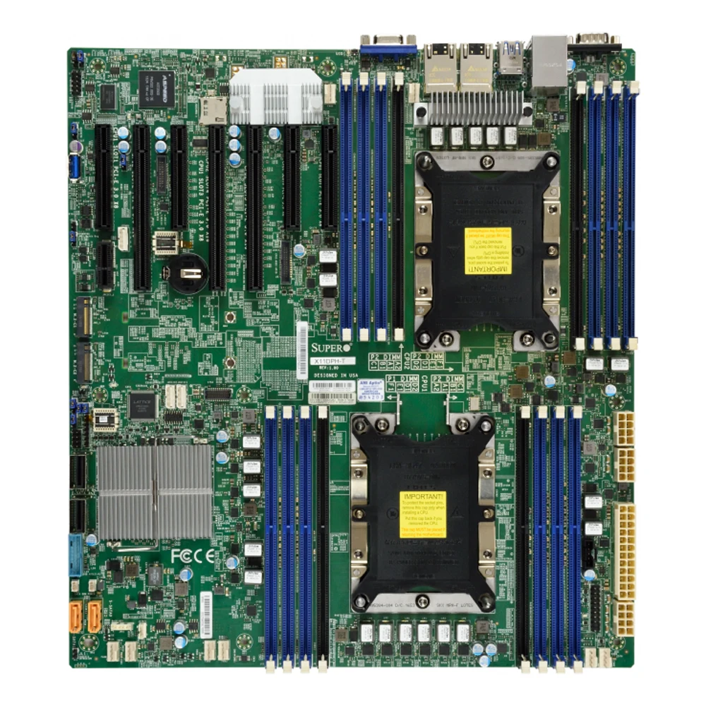 X11DPH-I Motherboard LGA-3647 Dual Socket Supported CPU TDP Support Up to 205W TDP 3 UPI up to 10.4 GT/s Mainboard
X11DPH-I Motherboard LGA-3647 Dual Socket Supported CPU TDP Support Up to 205W TDP 3 UPI up to 10.4 GT/s Mainboard