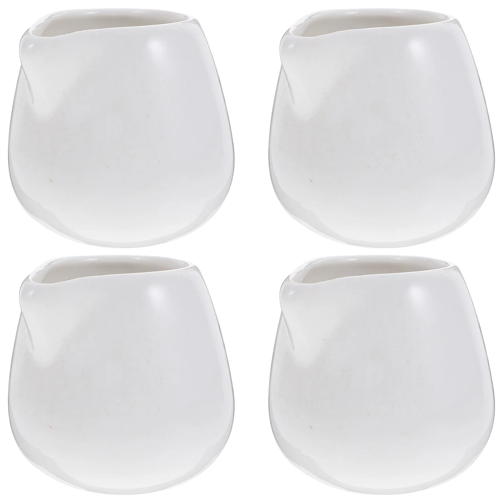 4 Pcs Small Jug Cream Pitcher White Creamer Dispenser Syrup Packets Coffee Milk Ceramics Mini Pot
4 Pcs Small Jug Cream Pitcher White Creamer Dispenser Syrup Packets Coffee Milk Ceramics Mini Pot