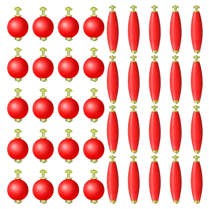 Quality 40 Pieces Fishing Bobbers Unweighted Bobbers Snap Float Weighted Bobbers For Fishing Tackle Accessories Fishing Supplies
Quality 40 Pieces Fishing Bobbers Unweighted Bobbers Snap Float Weighted Bobbers For Fishing Tackle Accessories Fishing Supplies