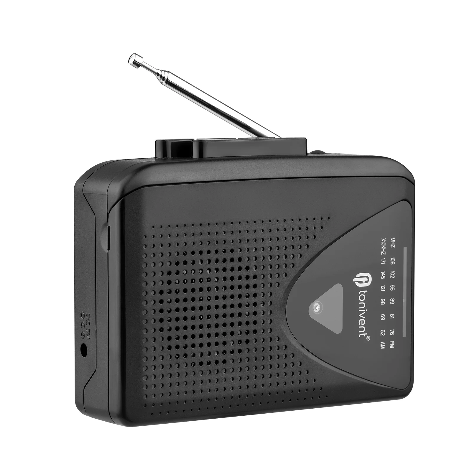 TONIVENT TON009 Portable Cassette Player AM/ FM Radio Auto Reverse Auto Stop Mini Stereo Tape Player with 3.5mm Earphone Jack
TONIVENT TON009 Portable Cassette Player AM/ FM Radio Auto Reverse Auto Stop Mini Stereo Tape Player with 3.5mm Earphone Jack
