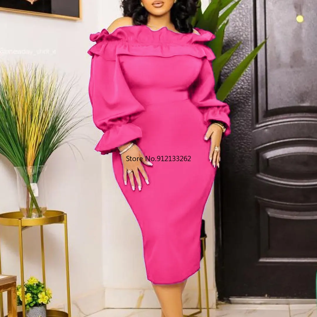 Autumn African Dresses for Women Autumn African Long Sleeve Blue Red Rose Red Knee-length Dress S-3XL African Clothes Women
Autumn African Dresses for Women Autumn African Long Sleeve Blue Red Rose Red Knee-length Dress S-3XL African Clothes Women