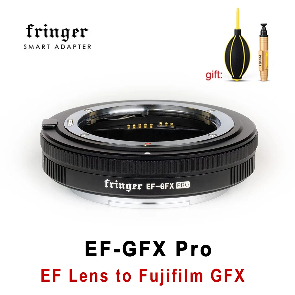 Fringer EF-GFX Pro Lens Adapter Ring Auto Focus for Canon SIGMA TAMRON EF Len to Fujifilm GFX Mount Camera GFX100S GFX100 GFX50S
Fringer EF-GFX Pro Lens Adapter Ring Auto Focus for Canon SIGMA TAMRON EF Len to Fujifilm GFX Mount Camera GFX100S GFX100 GFX50S