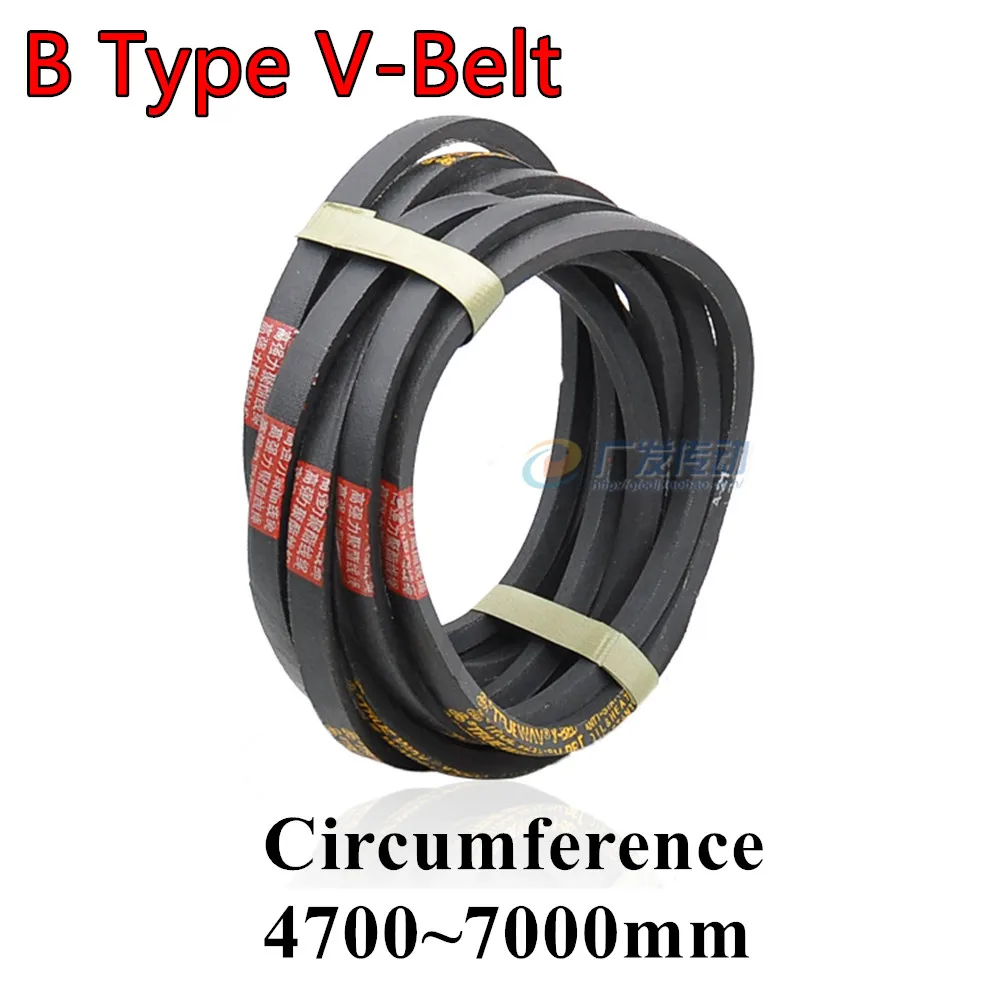 

B Type V-Belt Industrial Triangle Belt Agricultural Machinery Transmission Drive Belt B4900 5000 5100 5200 5300 5400 5500 6000mm