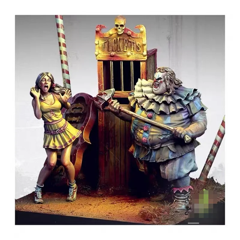 1:24 Diecast Resin Figure Model Kit Clown Packaging Freak Show Unassembled and Unpainted DIY Toys Free Shipping
1:24 Diecast Resin Figure Model Kit Clown Packaging Freak Show Unassembled and Unpainted DIY Toys Free Shipping