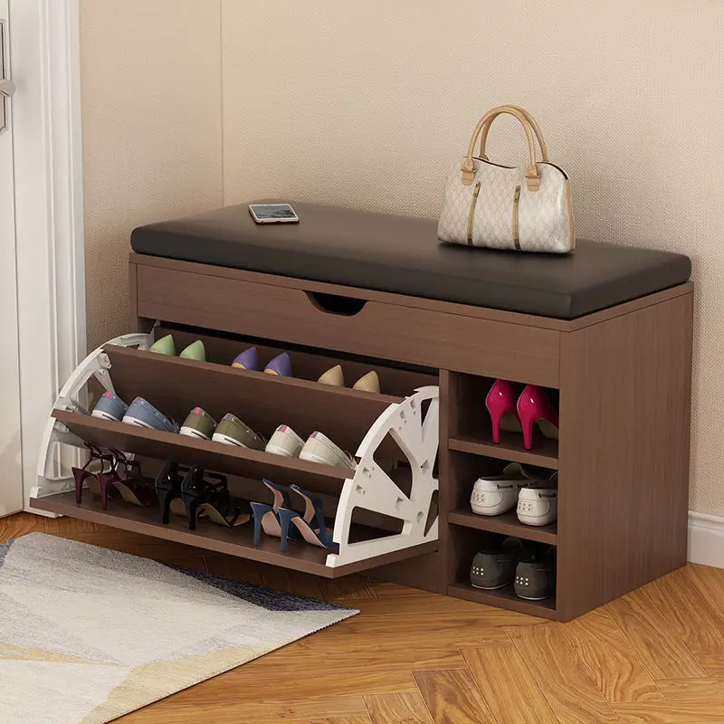 Shoe Cabinet Shoe Rack Home Door Can Sit Multi-layer with Seat Multi-functional Storage Hall Large Porta Scarpe Home Furniture
Shoe Cabinet Shoe Rack Home Door Can Sit Multi-layer with Seat Multi-functional Storage Hall Large Porta Scarpe Home Furniture