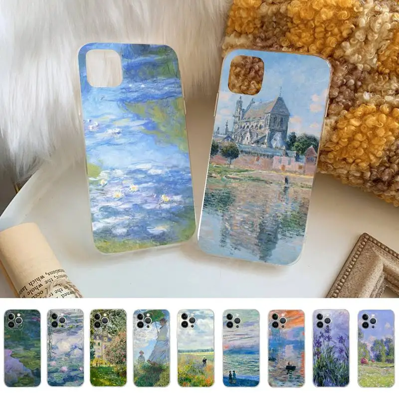 Claude Monet Phone Case Silicone Soft for iphone 14 13 12 11 Pro Mini XS MAX 8 7 6 Plus X XS XR Cover
Claude Monet Phone Case Silicone Soft for iphone 14 13 12 11 Pro Mini XS MAX 8 7 6 Plus X XS XR Cover