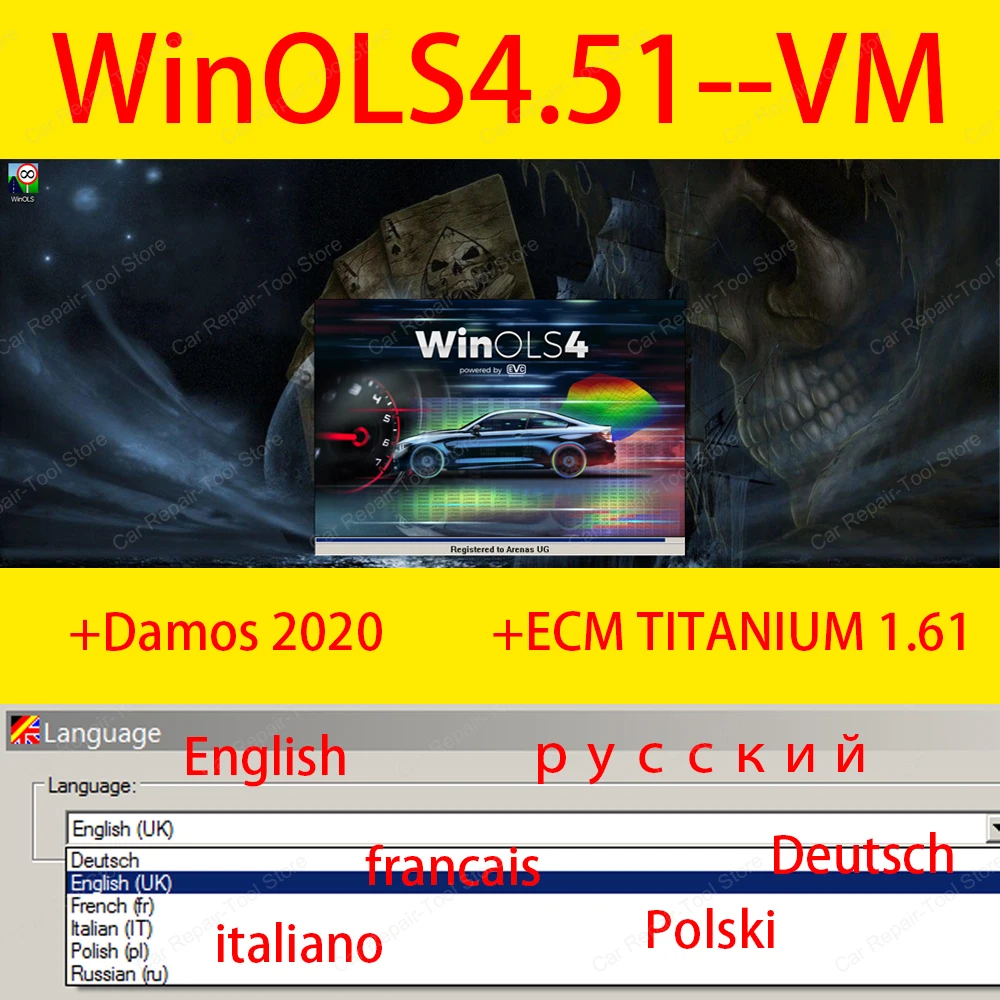 Новинка 2022, WinOLS 4,51 VM с плагинами, больше функций, автоматическое программное обеспечение для настройки чипа ECU + 2020 Damos + ECM TITANIUM Link или USB
Новинка 2022, WinOLS 4,51 VM с плагинами, больше функций, автоматическое программное обеспечение для настройки чипа ECU + 2020 Damos + ECM TITANIUM Link или USB