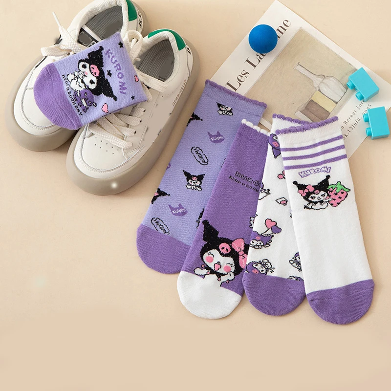 New Kawaii Kuromis Children's Socks Cartoon Lovable In Tube Socks Sweet Purple Birthday Gifts Girlfriend Gifts Toys For Girls
New Kawaii Kuromis Children's Socks Cartoon Lovable In Tube Socks Sweet Purple Birthday Gifts Girlfriend Gifts Toys For Girls