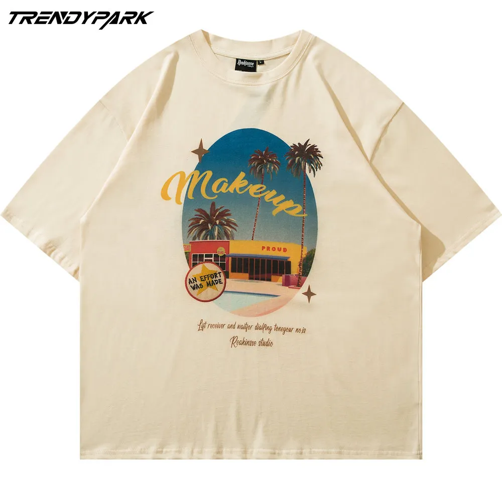 Short Sleeve T-shirts California Beach Print O-neck Cotton Top Men's Clothing Harajuku Streetwear Casual Hip Hop T Shirt for Men
Short Sleeve T-shirts California Beach Print O-neck Cotton Top Men's Clothing Harajuku Streetwear Casual Hip Hop T Shirt for Men