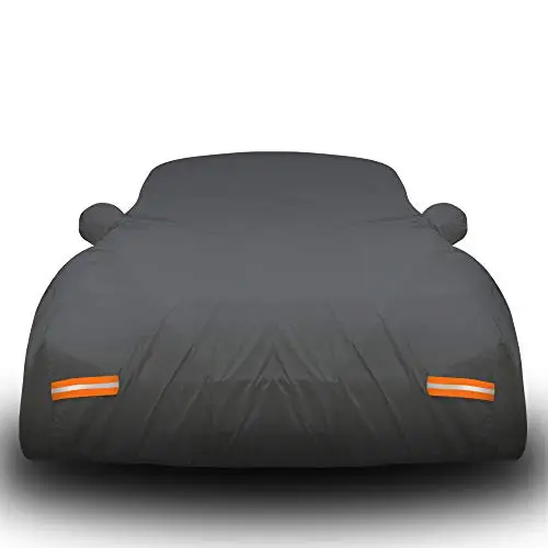 190" x 75" x 60" Black Heavy Duty PVC & Cotton Lined Car Cover - Breathable & Waterproof
190" x 75" x 60" Black Heavy Duty PVC & Cotton Lined Car Cover - Breathable & Waterproof