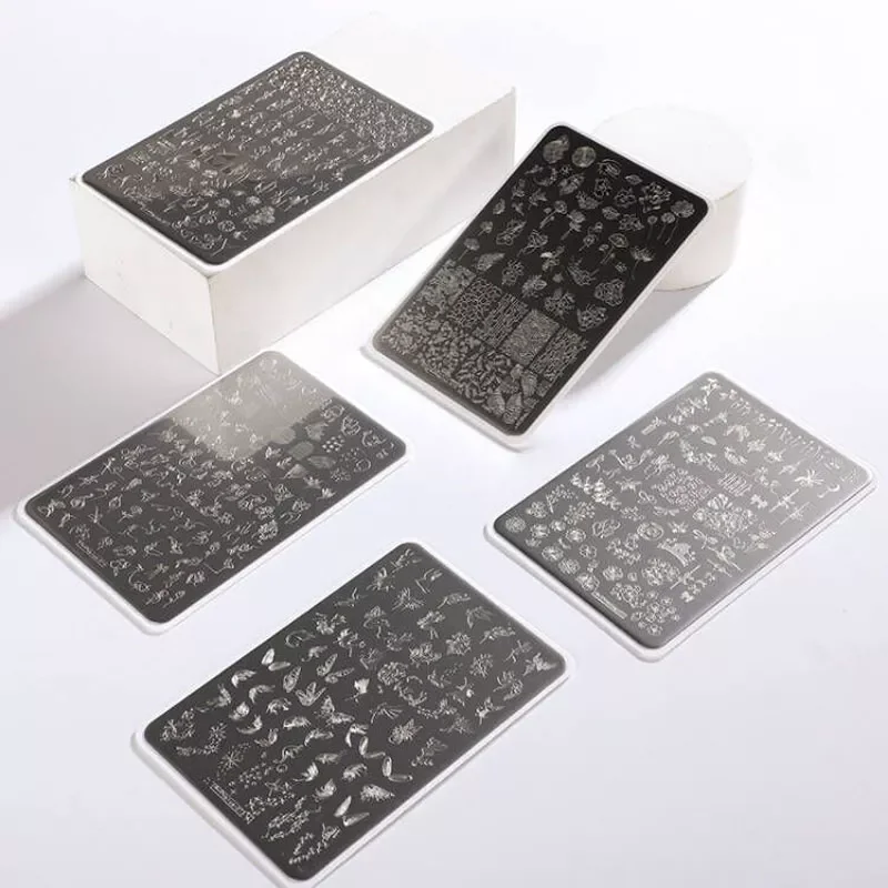 Nail Art Stamping Plates Butterfly/Leaves/Flower Design Stamp Stamper Template 1Pcs Stainless Steel Tool Image #XXL1
Nail Art Stamping Plates Butterfly/Leaves/Flower Design Stamp Stamper Template 1Pcs Stainless Steel Tool Image #XXL1
