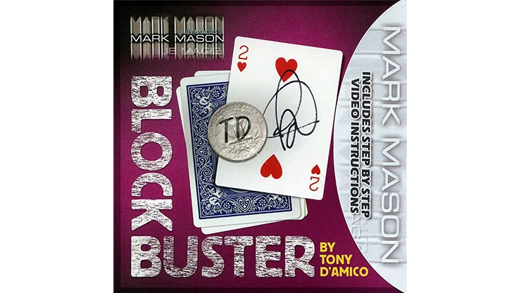 BLOCK BUSTER (Gimmick+Online Instructions) by Mark Mason Card Magic Tricks Illusions Professional Magician Toys Street Close up
BLOCK BUSTER (Gimmick+Online Instructions) by Mark Mason Card Magic Tricks Illusions Professional Magician Toys Street Close up