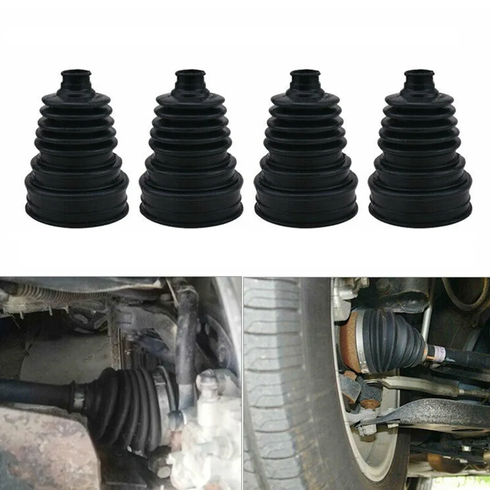 Shaft Silicone CV Boot Silicone Universal 4pcs Accessory Black Boot CV Constant-Velocity Drive
Shaft Silicone CV Boot Silicone Universal 4pcs Accessory Black Boot CV Constant-Velocity Drive