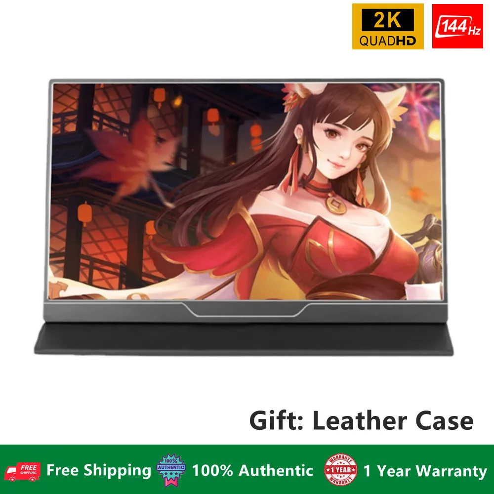 2K 144Hz Portable Monitor 15.6 Inch 2560*1440 Mobile LCD Display Game sRGB 72% Color Gamut For PI Laptop PS4 Switch XBOX
2K 144Hz Portable Monitor 15.6 Inch 2560*1440 Mobile LCD Display Game sRGB 72% Color Gamut For PI Laptop PS4 Switch XBOX