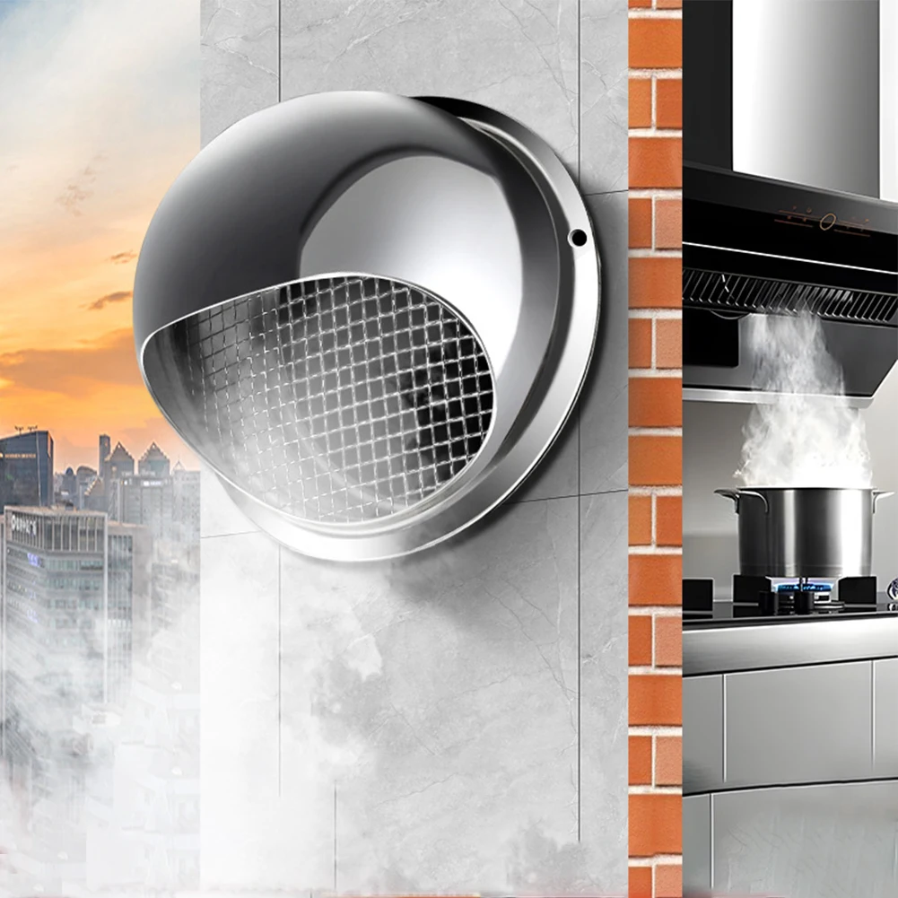 Dryer Vent Pipes Air Vent Grille External Extractor Kitchen Fans & Vents Nosed Stainless Steel Wall Vent Outlet
Dryer Vent Pipes Air Vent Grille External Extractor Kitchen Fans & Vents Nosed Stainless Steel Wall Vent Outlet