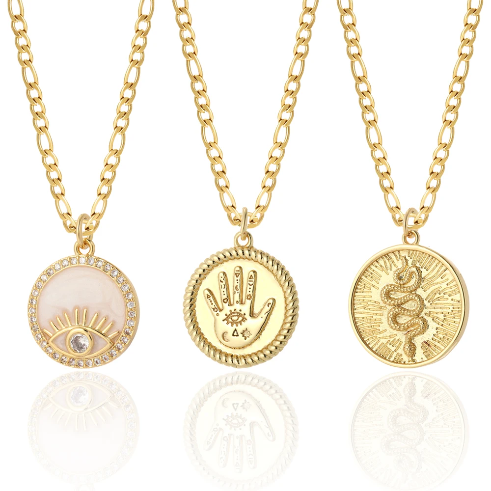 Evil Blue Eye Snake Pendant Necklace for Women Boho Gold Color Long Link Chain Choker Collars Punk Vintage Coin Necklace Female
Evil Blue Eye Snake Pendant Necklace for Women Boho Gold Color Long Link Chain Choker Collars Punk Vintage Coin Necklace Female