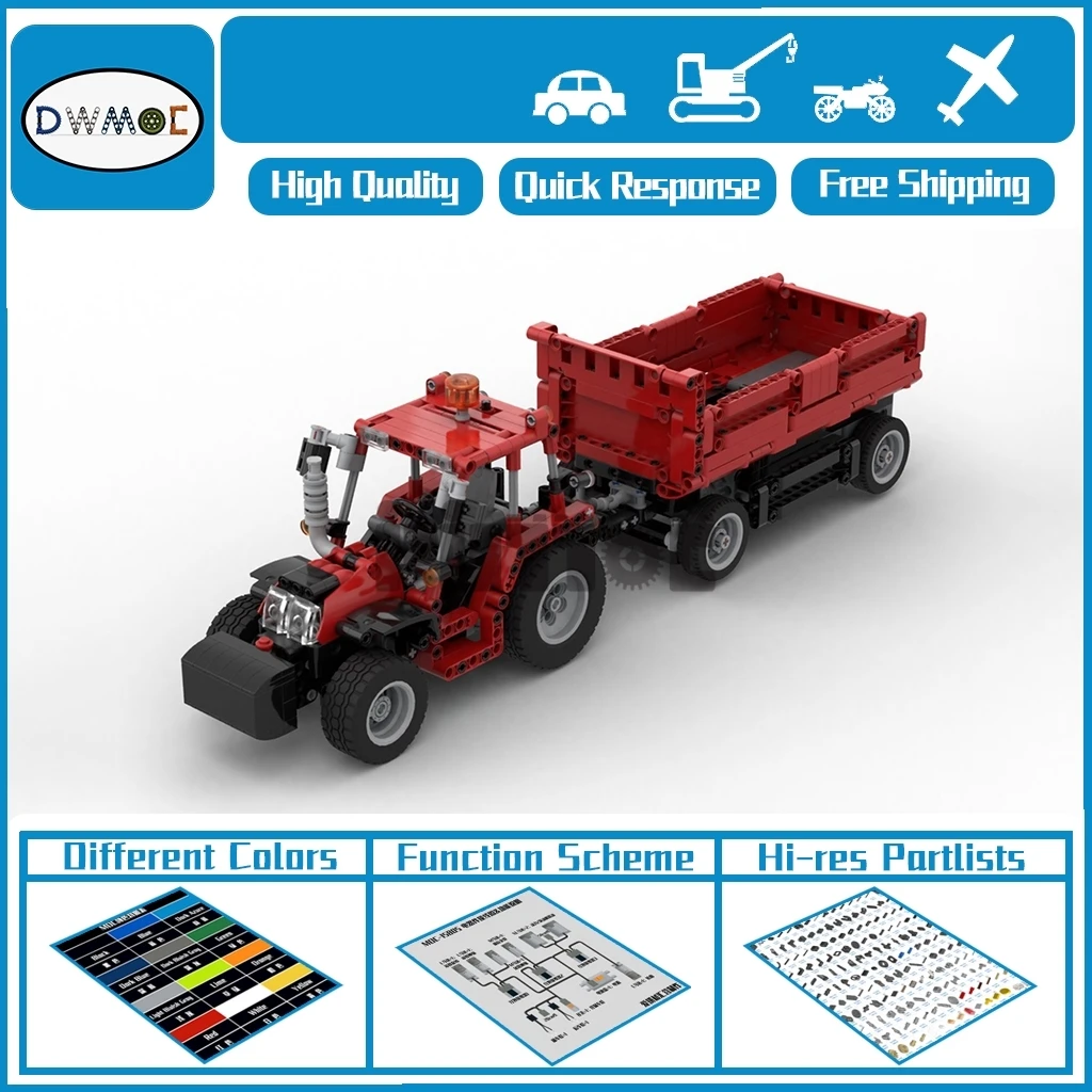 NEW 2021 Science and technology building block moc-61040 small farmer tractor engineering vehicle assembly toy boy birthday gift
NEW 2021 Science and technology building block moc-61040 small farmer tractor engineering vehicle assembly toy boy birthday gift