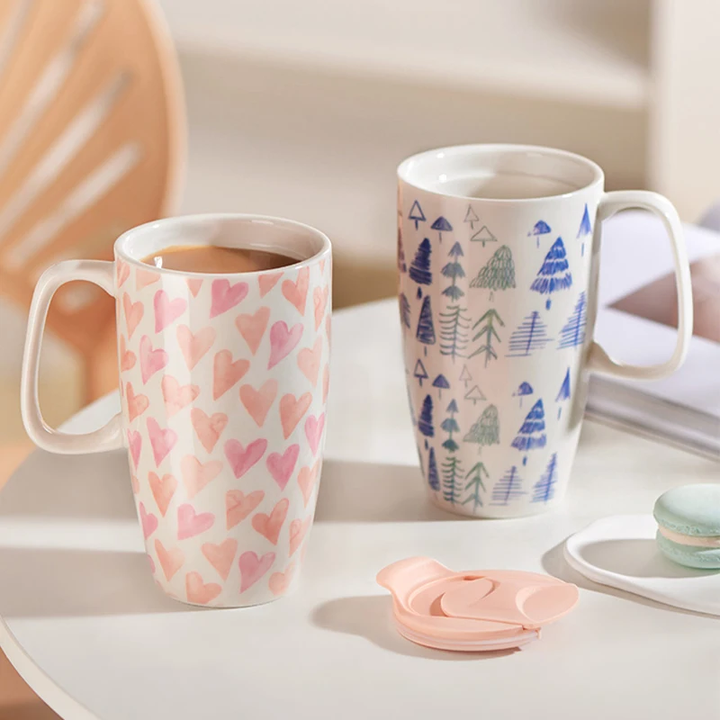 Simple Large Capacity Mug Creative Ceramic Mug Women's Home Drinking Cup Couple Coffee Cup Birthday Gift Christmas Gift
Simple Large Capacity Mug Creative Ceramic Mug Women's Home Drinking Cup Couple Coffee Cup Birthday Gift Christmas Gift