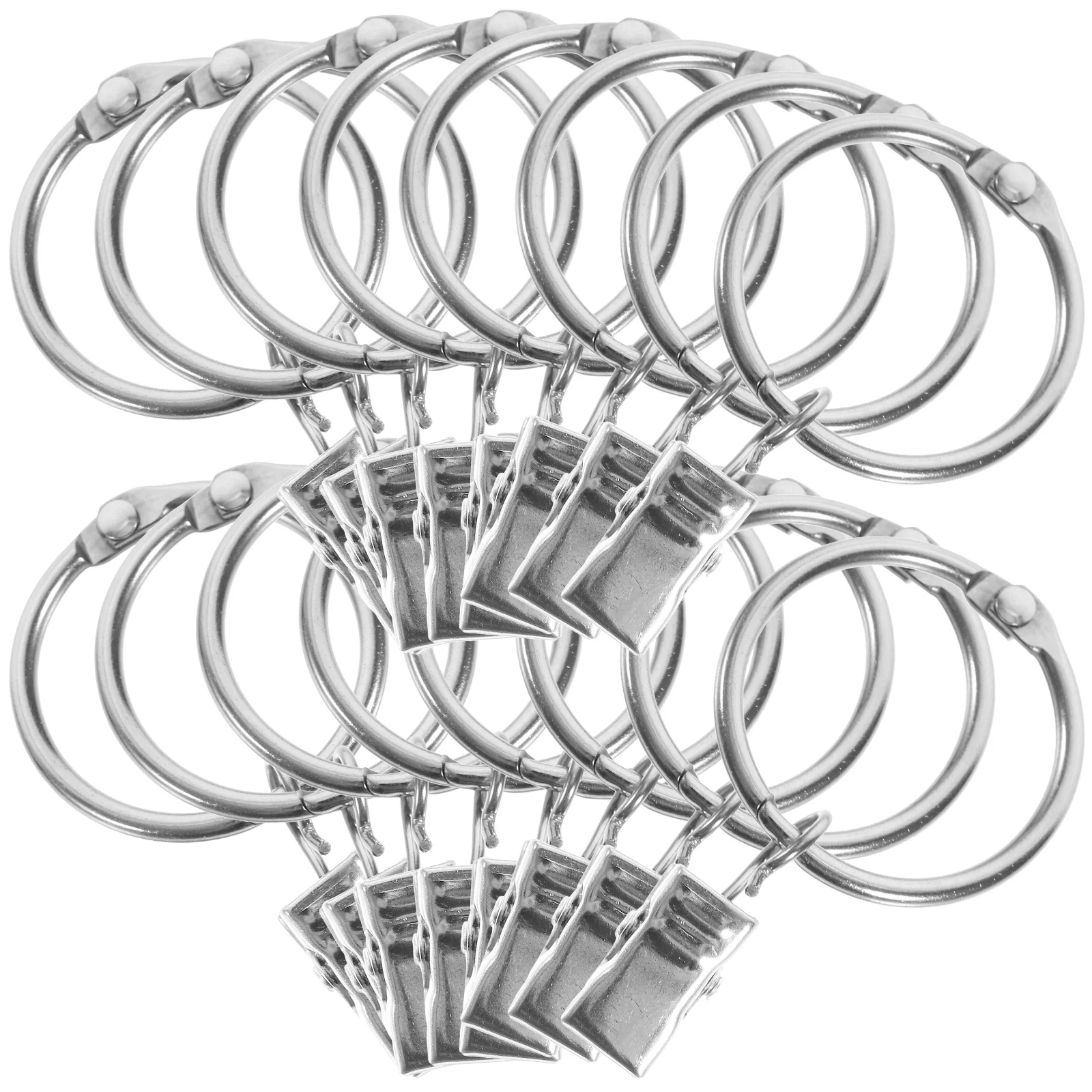 50 Pcs Curtain Rings Drapery Clip Hooks Pole Rod Stainless Steel Hanging Sliding Clips
50 Pcs Curtain Rings Drapery Clip Hooks Pole Rod Stainless Steel Hanging Sliding Clips