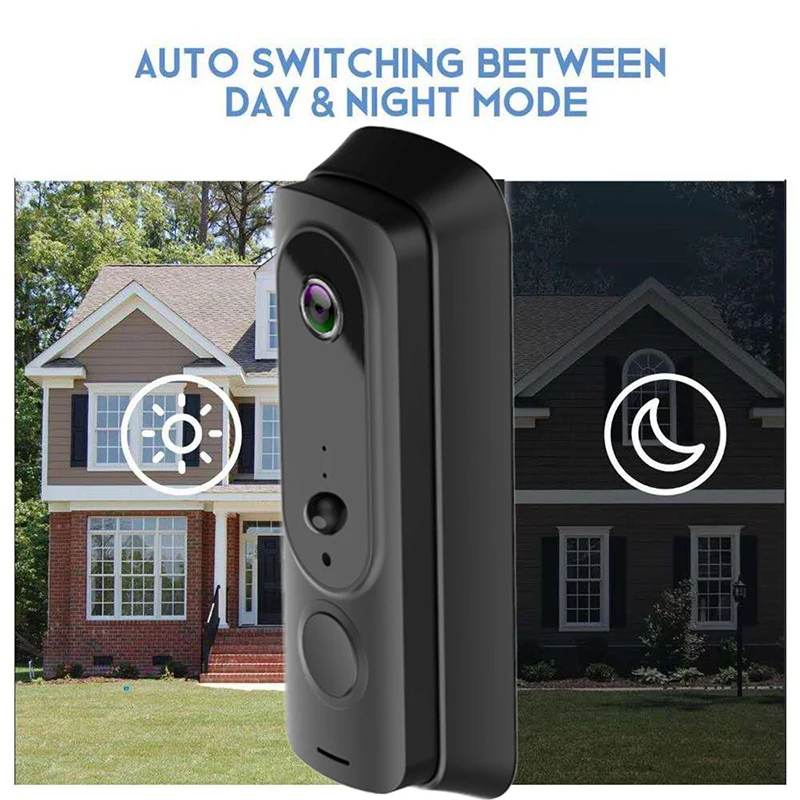 Умный Видеозвонок T5 Tuya HD 1080P, Wi-Fi, цифровой видеодомофон, ночное видение, IP, дверной звонок, беспроводная камера безопасности
Умный Видеозвонок T5 Tuya HD 1080P, Wi-Fi, цифровой видеодомофон, ночное видение, IP, дверной звонок, беспроводная камера безопасности