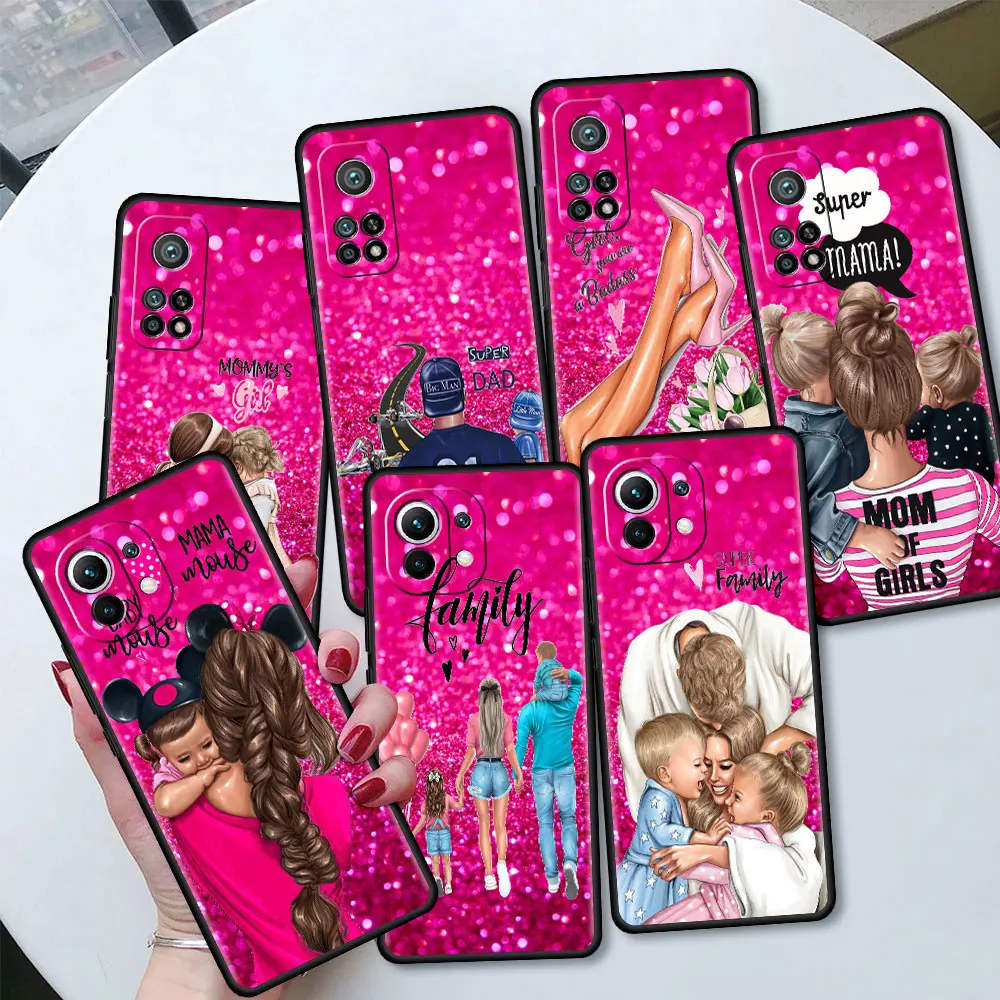 Phone Black Silicone Case For Xiaomi Mi 12 11 Lite 11T 12T 9T 10T 12S Pro Ultra Note 10 Lite 9 Funda Mom Baby Son Girl Queen
Phone Black Silicone Case For Xiaomi Mi 12 11 Lite 11T 12T 9T 10T 12S Pro Ultra Note 10 Lite 9 Funda Mom Baby Son Girl Queen