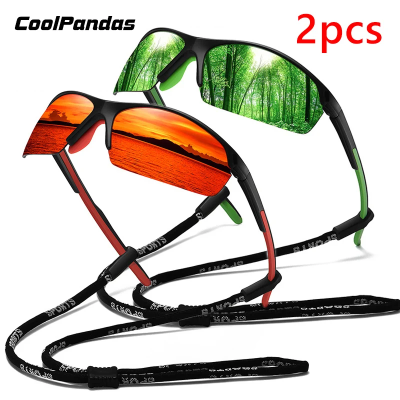 2PCS Fashion Cycling Polarized Sunglasses Men Women Sports Driving Fishing Goggles Photochromic UV400 Protection lentes ciclismo
2PCS Fashion Cycling Polarized Sunglasses Men Women Sports Driving Fishing Goggles Photochromic UV400 Protection lentes ciclismo
