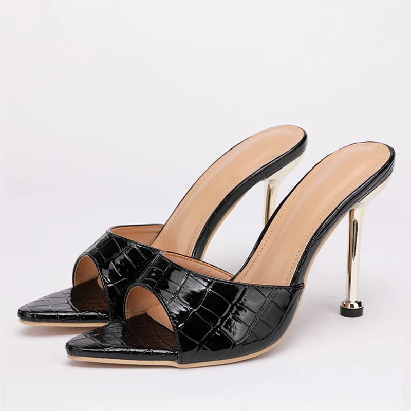 Women Slippers Sexy PU Snake Print Strappy Mules High Heels Sandals Flip Flops Pointed Toe Slides Party Shoes Female 42
Women Slippers Sexy PU Snake Print Strappy Mules High Heels Sandals Flip Flops Pointed Toe Slides Party Shoes Female 42