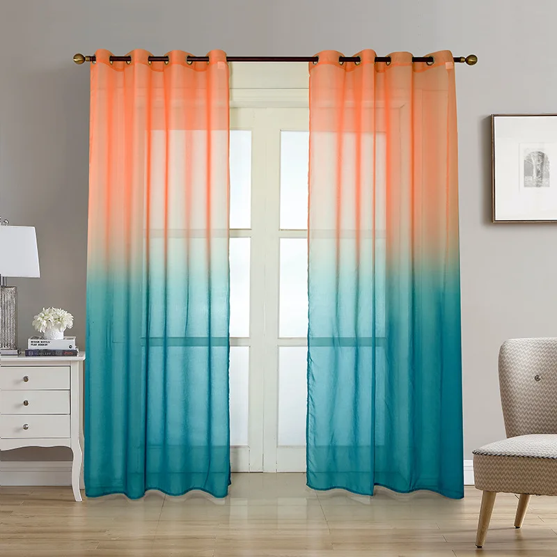 New Sheer Mesh Curtain for living room bedroom Home Decor gradient color Windows Curtains
New Sheer Mesh Curtain for living room bedroom Home Decor gradient color Windows Curtains