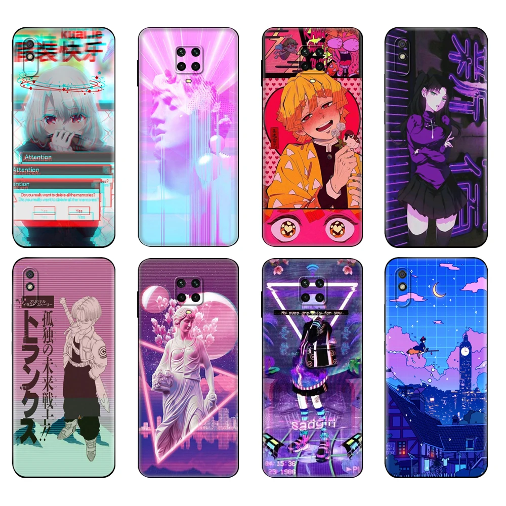 Черный чехол из ТПУ для Xiaomi Redmi 7A, 8, 8A, 9, 9A, 9C, чехол для Redmi Note 8T, 8 Pro, T, Note 9, 9S, 9 Pro, чехол с рисунком аниме Vaporwave Glitch
Черный чехол из ТПУ для Xiaomi Redmi 7A, 8, 8A, 9, 9A, 9C, чехол для Redmi Note 8T, 8 Pro, T, Note 9, 9S, 9 Pro, чехол с рисунком аниме Vaporwave Glitch