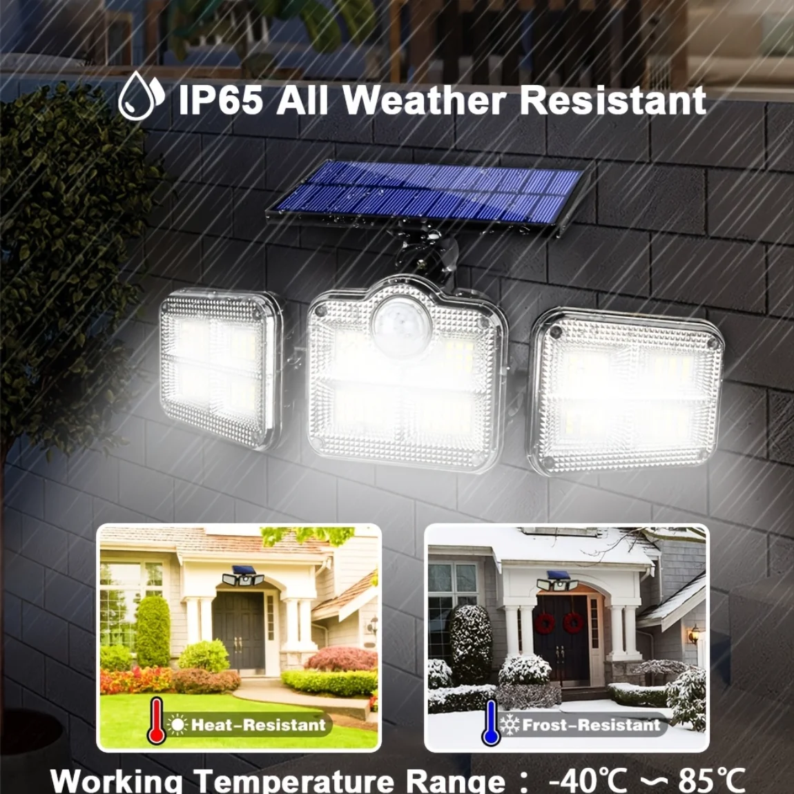 20w Solar Lights 122led IP65 Solar Outdoor Motion Sensor Lights Waterproof LED Flood Lights Solar Energy Lamp Remote Control
20w Solar Lights 122led IP65 Solar Outdoor Motion Sensor Lights Waterproof LED Flood Lights Solar Energy Lamp Remote Control