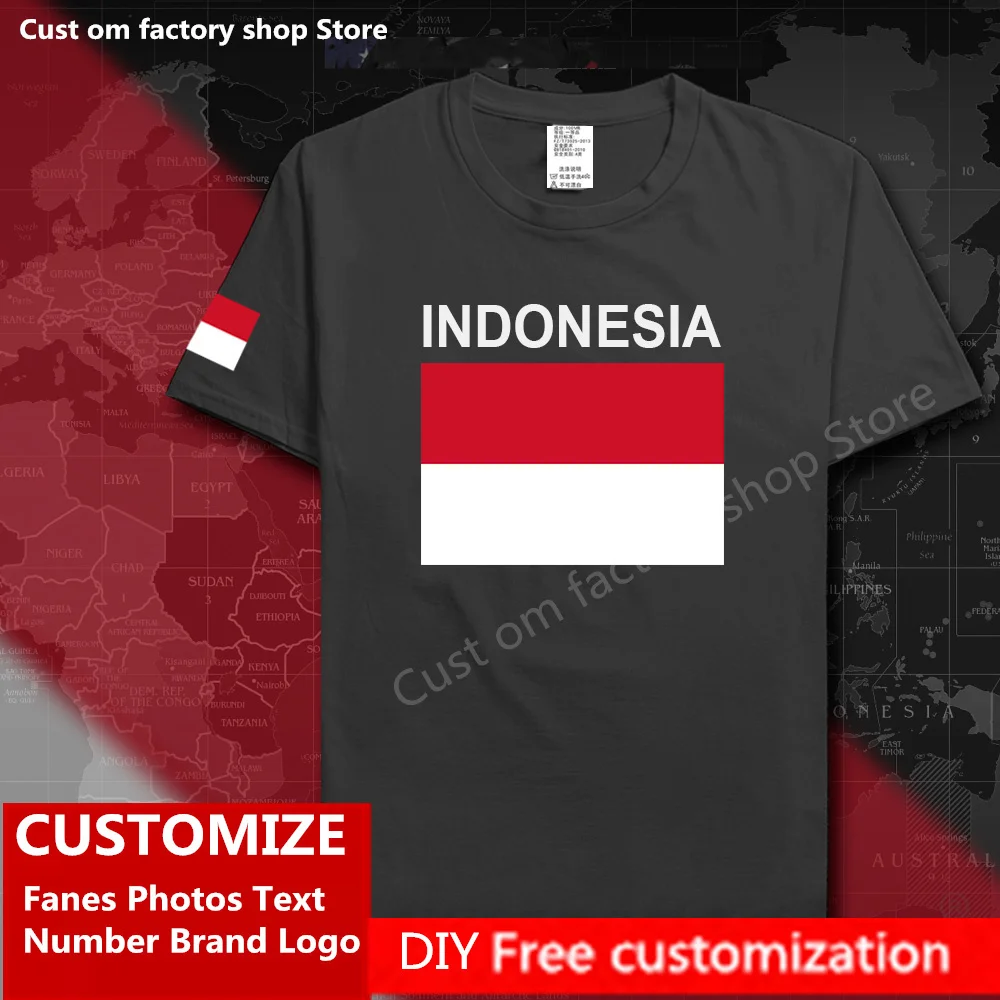 Indonesia T shirt Custom Jersey Fans DIY Name Number Brand LOGO Tshirt High Street Fashion Hip Hop Loose Casual T-shirt
Indonesia T shirt Custom Jersey Fans DIY Name Number Brand LOGO Tshirt High Street Fashion Hip Hop Loose Casual T-shirt