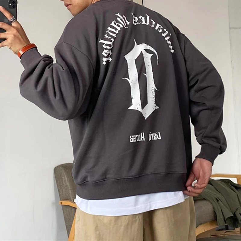 Spring Autumn Fashion Casual Letter Print Crew Neck Sweatshirt Men Streetwear Oversized Coat Harajuku Pullover Hip Hop Tops
Spring Autumn Fashion Casual Letter Print Crew Neck Sweatshirt Men Streetwear Oversized Coat Harajuku Pullover Hip Hop Tops