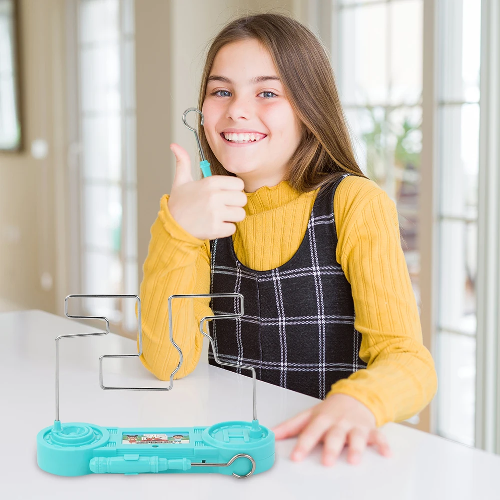 Bump Maze Toy Electric Buzz Wire Games Reliable Classic Desktop Puzzle Games Retro Toy for Children Kid Gifts
Bump Maze Toy Electric Buzz Wire Games Reliable Classic Desktop Puzzle Games Retro Toy for Children Kid Gifts