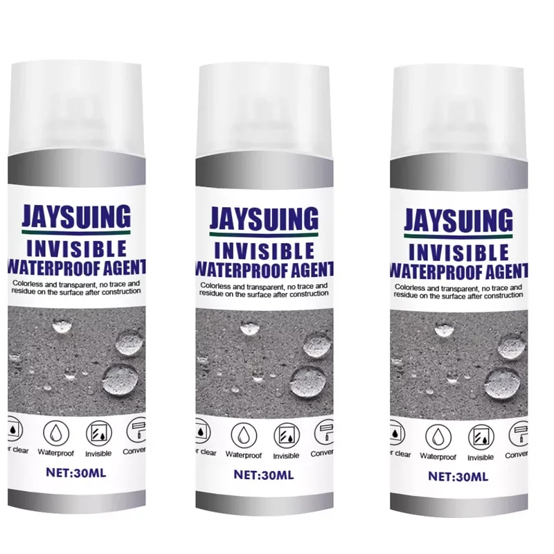 JAYSUING 3PC Sealant Spray Coating Liquid Waterproof Strong Adhesion Spray Leak Water Leak Repair Sealant Plug 
JAYSUING 3PC Sealant Spray Coating Liquid Waterproof Strong Adhesion Spray Leak Water Leak Repair Sealant Plug