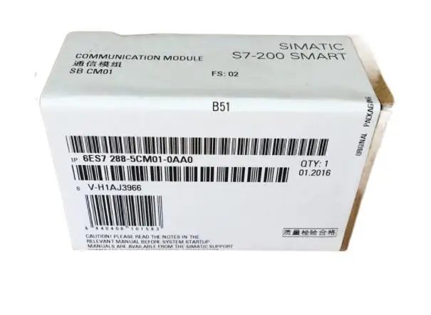 Original brand new S7-200 SB CM01 6ES7288 6ES7 288-5CM01-0AA0 6ES7288-5CM01-0AA0
Original brand new S7-200 SB CM01 6ES7288 6ES7 288-5CM01-0AA0 6ES7288-5CM01-0AA0