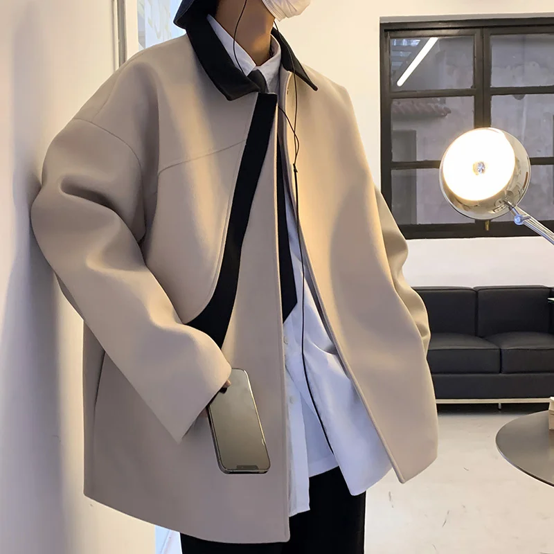 Privathinker New Woolen Blend Coats For Men 2023 New Patchwork Male Coats Black Jackets Fashion Korean Streetwear Unisex Jackets
Privathinker New Woolen Blend Coats For Men 2023 New Patchwork Male Coats Black Jackets Fashion Korean Streetwear Unisex Jackets