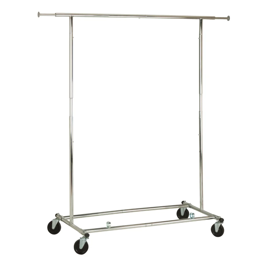 GAR-01304 Collapsible Expandable Rolling Garment Rack, Chrome,73.60 x 24.41 x 66.50 Inches
GAR-01304 Collapsible Expandable Rolling Garment Rack, Chrome,73.60 x 24.41 x 66.50 Inches