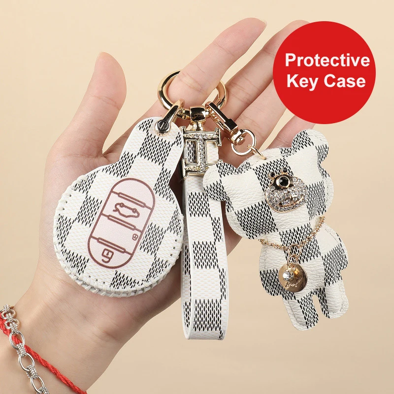 Microfiber Leather Key Case Cover Keychain Decoration For Mini Cooper S One Clubman F54 F55 F56 F60 Countryman Car Accessories
Microfiber Leather Key Case Cover Keychain Decoration For Mini Cooper S One Clubman F54 F55 F56 F60 Countryman Car Accessories