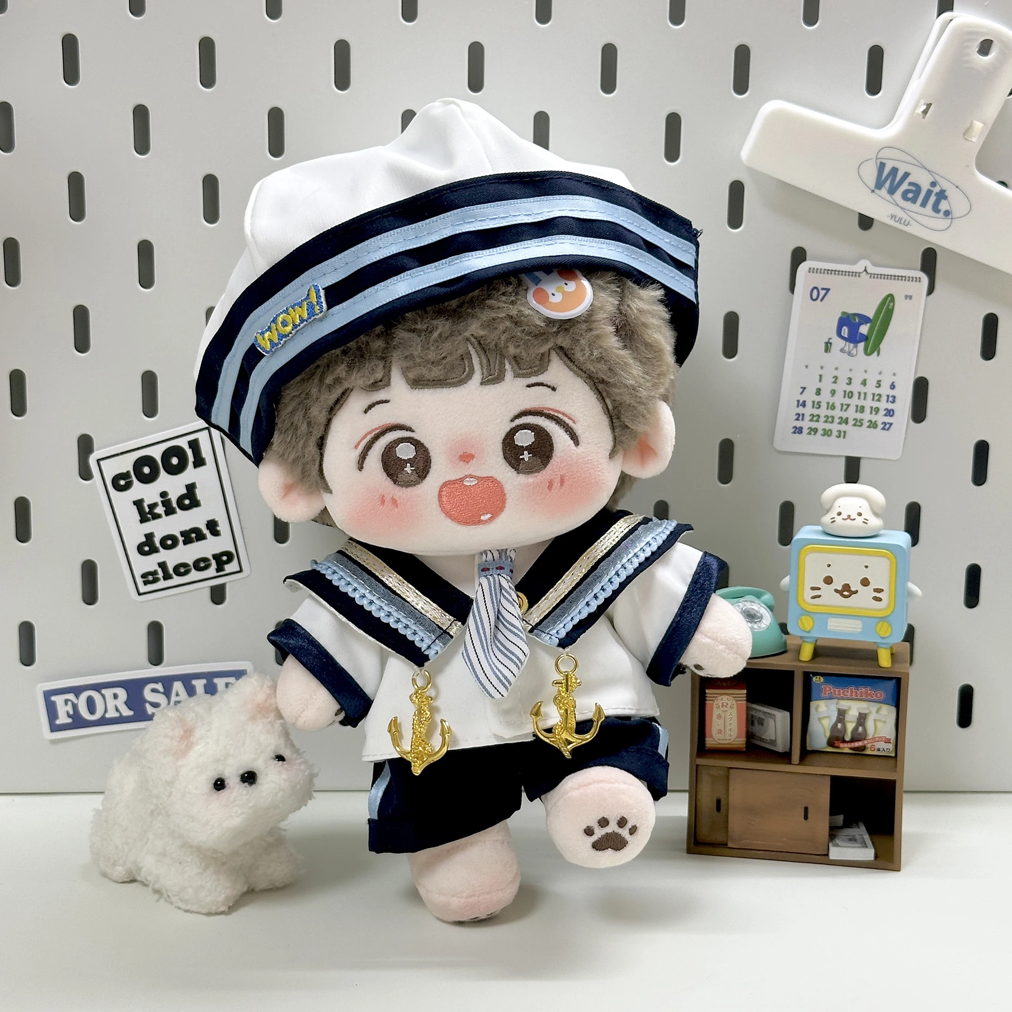 Fashion Boy Little Navy Uniform Clothes Suit Cosplay For 20cm Plush Doll Dress Up Clothing Outfit Accessories Gift
Fashion Boy Little Navy Uniform Clothes Suit Cosplay For 20cm Plush Doll Dress Up Clothing Outfit Accessories Gift