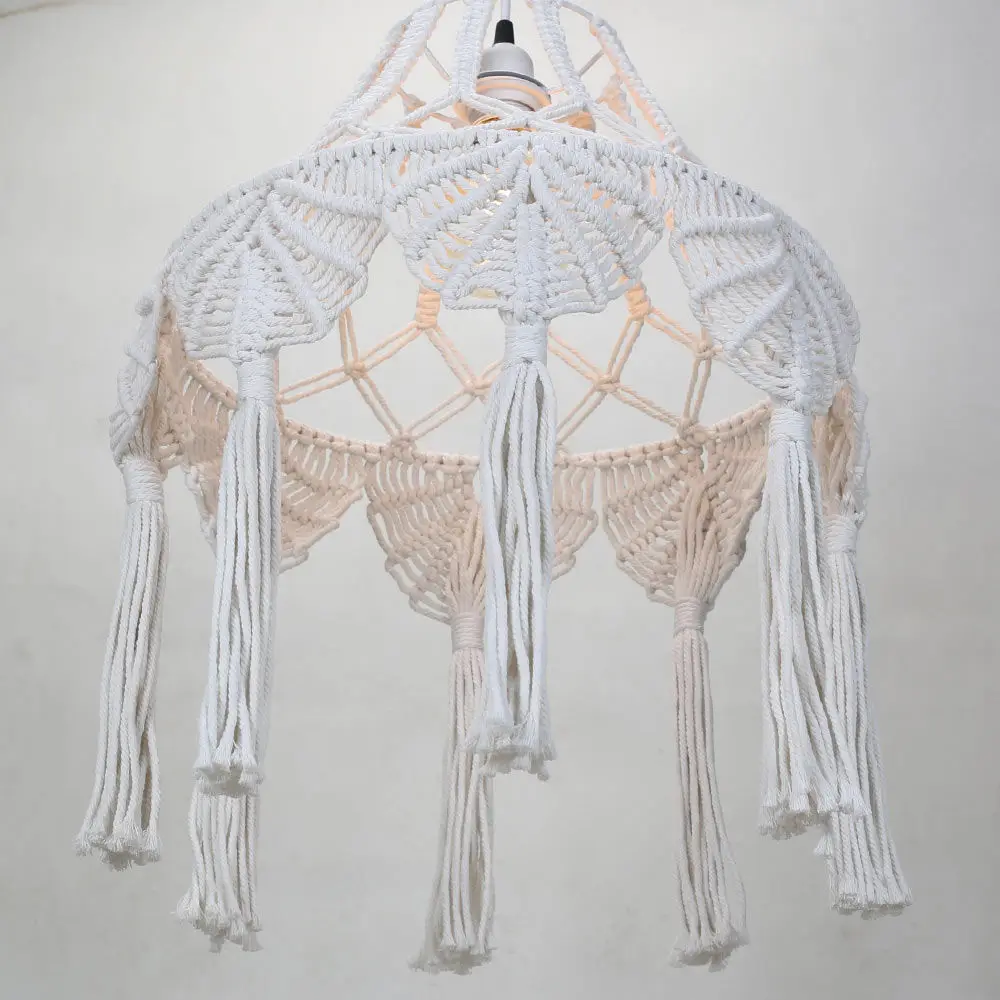 Handmade Macrame Light Shade Chandeliers Hanging Lamp Cover Boho Chic Decor Light Cover Light Shade Macrame Woven Tapestry
Handmade Macrame Light Shade Chandeliers Hanging Lamp Cover Boho Chic Decor Light Cover Light Shade Macrame Woven Tapestry