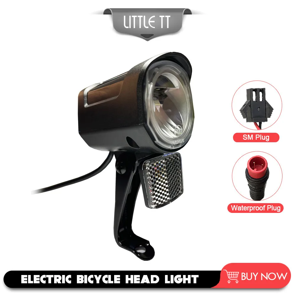 12-72V E-bike Headlight LED Headlamp Electric Bicycle Front Light SM Waterproof Connector Plug Universal Cycling Accessories
12-72V E-bike Headlight LED Headlamp Electric Bicycle Front Light SM Waterproof Connector Plug Universal Cycling Accessories