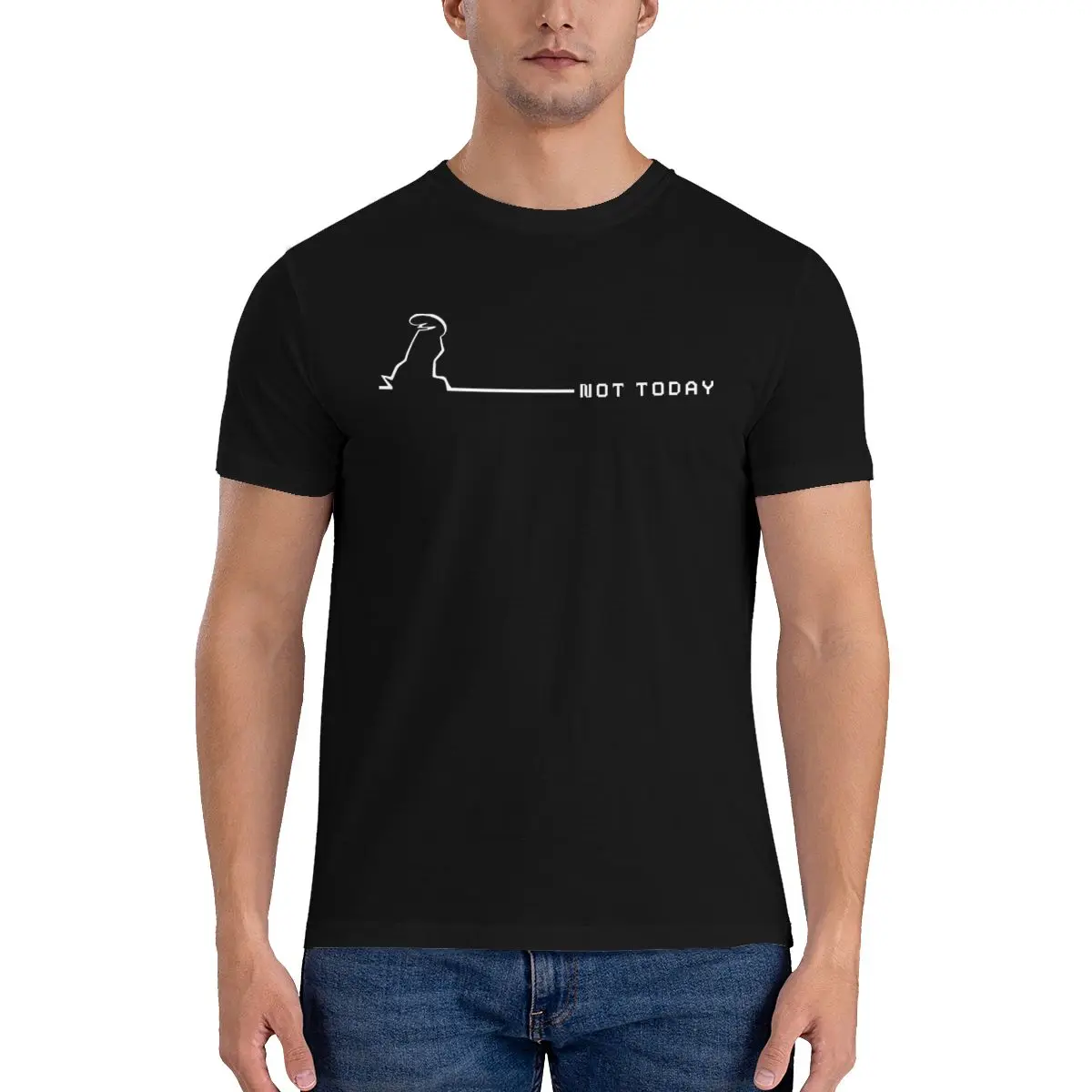 La Linea Not Today T-Shirts Tv Program Cotton Cool T Shirts O Neck Classic Tops Man Print Original Tees 
La Linea Not Today T-Shirts Tv Program Cotton Cool T Shirts O Neck Classic Tops Man Print Original Tees
